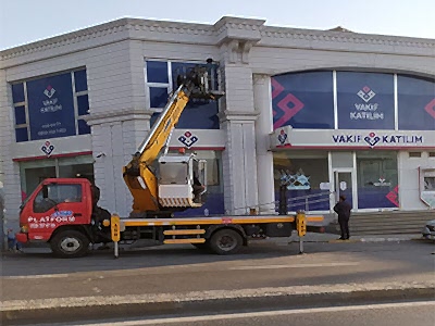 VAKIF KATILIM SEPETLİ VİNÇ ÇALIŞMAMIZ